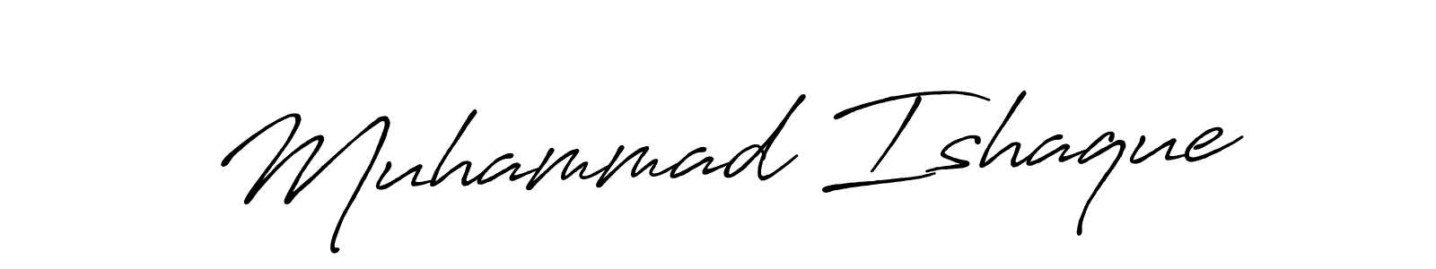 It looks lik you need a new signature style for name Muhammad Ishaque. Design unique handwritten (Antro_Vectra_Bolder) signature with our free signature maker in just a few clicks. Muhammad Ishaque signature style 7 images and pictures png