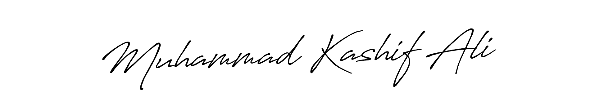 How to make Muhammad Kashif Ali name signature. Use Antro_Vectra_Bolder style for creating short signs online. This is the latest handwritten sign. Muhammad Kashif Ali signature style 7 images and pictures png