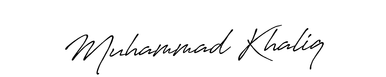 How to make Muhammad Khaliq signature? Antro_Vectra_Bolder is a professional autograph style. Create handwritten signature for Muhammad Khaliq name. Muhammad Khaliq signature style 7 images and pictures png