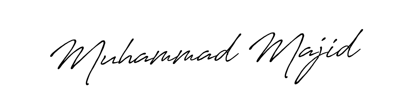 Use a signature maker to create a handwritten signature online. With this signature software, you can design (Antro_Vectra_Bolder) your own signature for name Muhammad Majid. Muhammad Majid signature style 7 images and pictures png