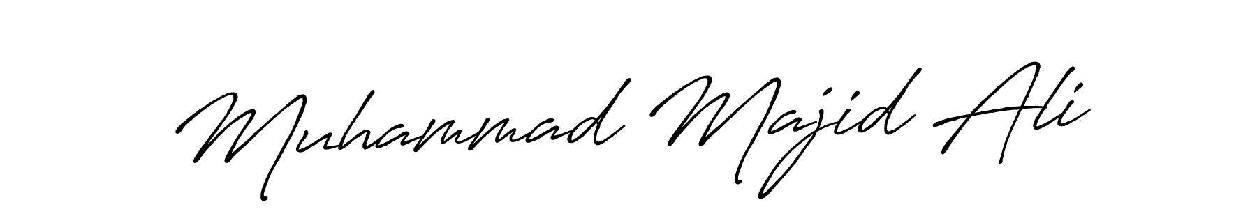 Create a beautiful signature design for name Muhammad Majid Ali. With this signature (Antro_Vectra_Bolder) fonts, you can make a handwritten signature for free. Muhammad Majid Ali signature style 7 images and pictures png