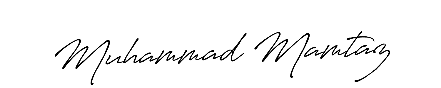 It looks lik you need a new signature style for name Muhammad Mamtaz. Design unique handwritten (Antro_Vectra_Bolder) signature with our free signature maker in just a few clicks. Muhammad Mamtaz signature style 7 images and pictures png