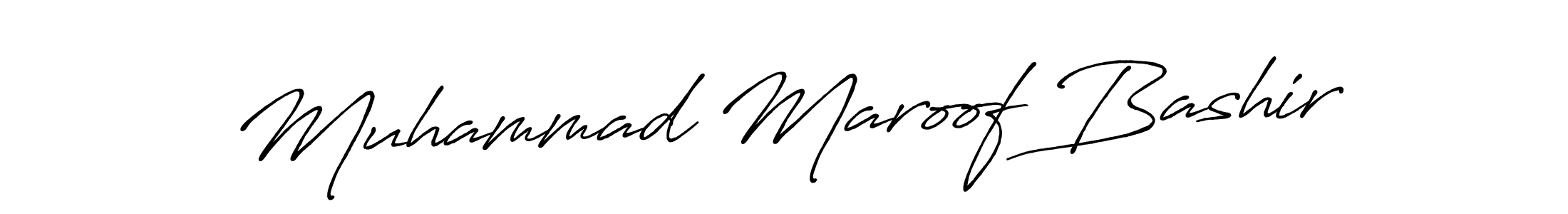 Once you've used our free online signature maker to create your best signature Antro_Vectra_Bolder style, it's time to enjoy all of the benefits that Muhammad Maroof Bashir name signing documents. Muhammad Maroof Bashir signature style 7 images and pictures png
