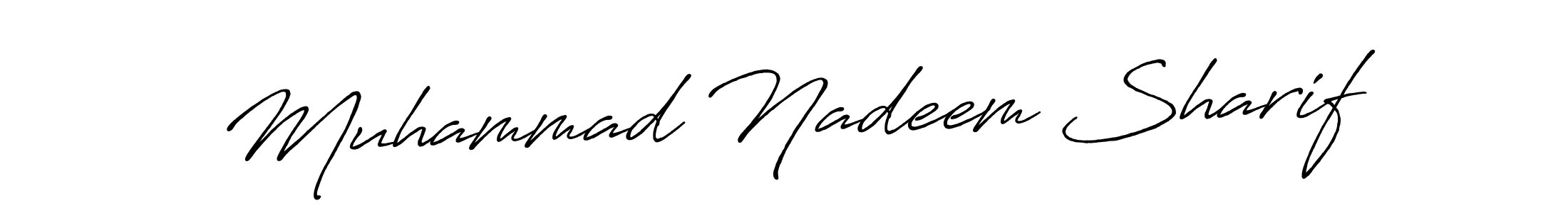 How to make Muhammad Nadeem Sharif signature? Antro_Vectra_Bolder is a professional autograph style. Create handwritten signature for Muhammad Nadeem Sharif name. Muhammad Nadeem Sharif signature style 7 images and pictures png