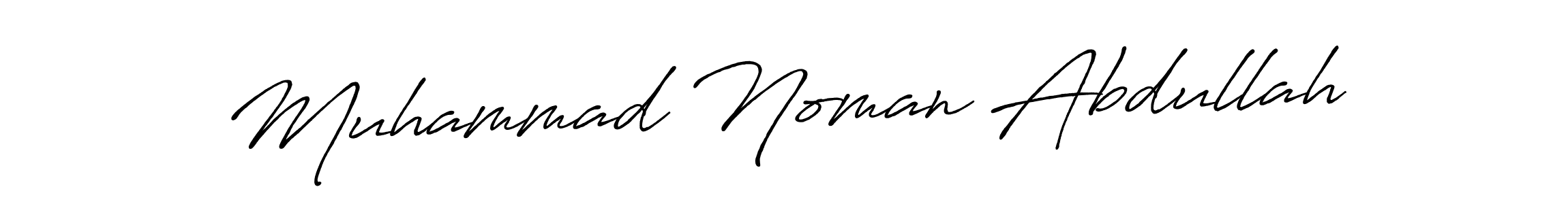 Muhammad Noman Abdullah stylish signature style. Best Handwritten Sign (Antro_Vectra_Bolder) for my name. Handwritten Signature Collection Ideas for my name Muhammad Noman Abdullah. Muhammad Noman Abdullah signature style 7 images and pictures png