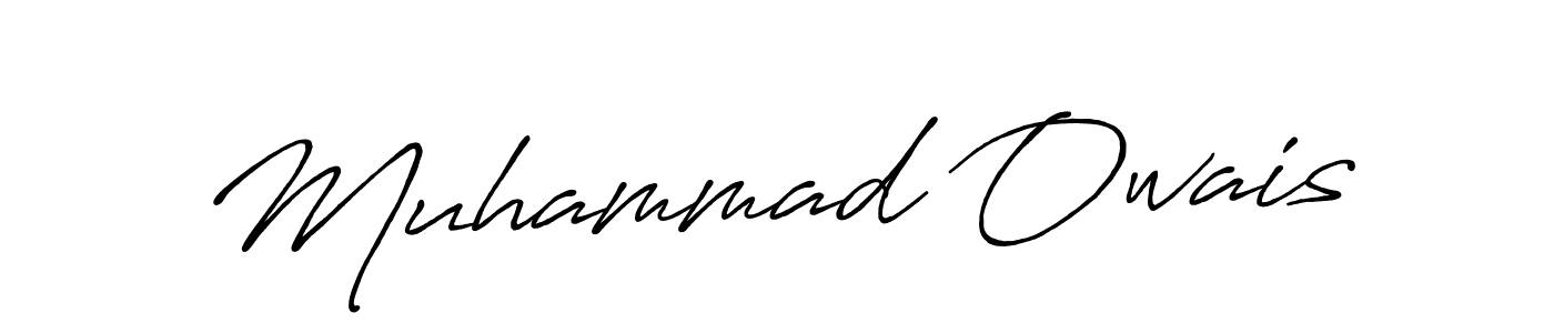 Make a beautiful signature design for name Muhammad Owais. With this signature (Antro_Vectra_Bolder) style, you can create a handwritten signature for free. Muhammad Owais signature style 7 images and pictures png