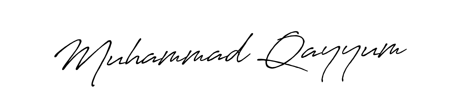 Also You can easily find your signature by using the search form. We will create Muhammad Qayyum name handwritten signature images for you free of cost using Antro_Vectra_Bolder sign style. Muhammad Qayyum signature style 7 images and pictures png