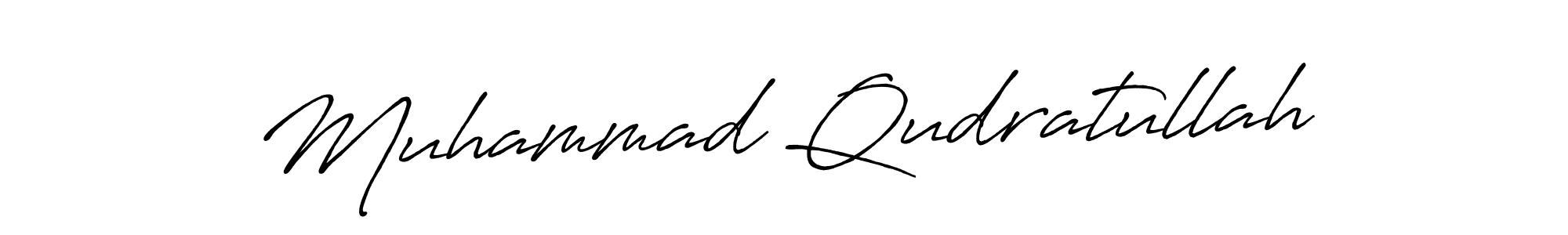 How to make Muhammad Qudratullah name signature. Use Antro_Vectra_Bolder style for creating short signs online. This is the latest handwritten sign. Muhammad Qudratullah signature style 7 images and pictures png