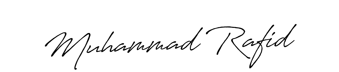 Create a beautiful signature design for name Muhammad Rafid. With this signature (Antro_Vectra_Bolder) fonts, you can make a handwritten signature for free. Muhammad Rafid signature style 7 images and pictures png