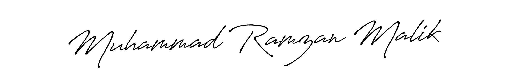 How to make Muhammad Ramzan Malik signature? Antro_Vectra_Bolder is a professional autograph style. Create handwritten signature for Muhammad Ramzan Malik name. Muhammad Ramzan Malik signature style 7 images and pictures png