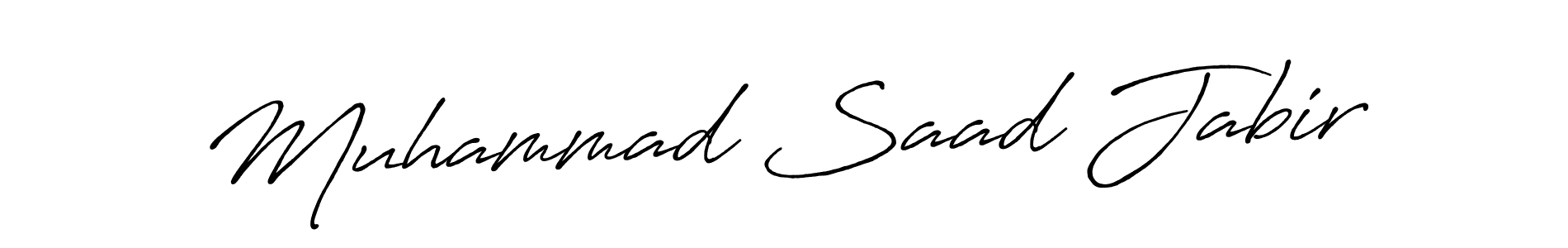 It looks lik you need a new signature style for name Muhammad Saad Jabir. Design unique handwritten (Antro_Vectra_Bolder) signature with our free signature maker in just a few clicks. Muhammad Saad Jabir signature style 7 images and pictures png