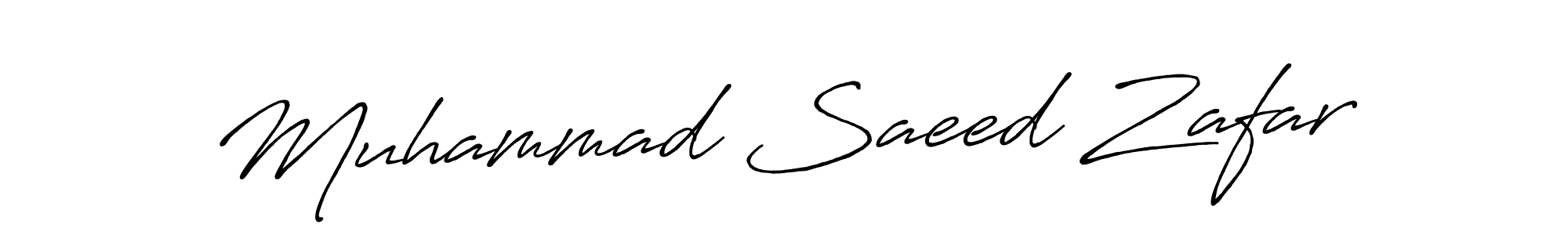 Use a signature maker to create a handwritten signature online. With this signature software, you can design (Antro_Vectra_Bolder) your own signature for name Muhammad Saeed Zafar. Muhammad Saeed Zafar signature style 7 images and pictures png