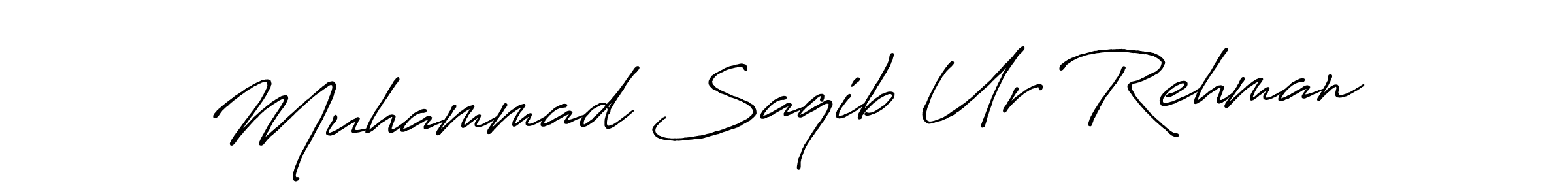 Create a beautiful signature design for name Muhammad Saqib Ur Rehman. With this signature (Antro_Vectra_Bolder) fonts, you can make a handwritten signature for free. Muhammad Saqib Ur Rehman signature style 7 images and pictures png