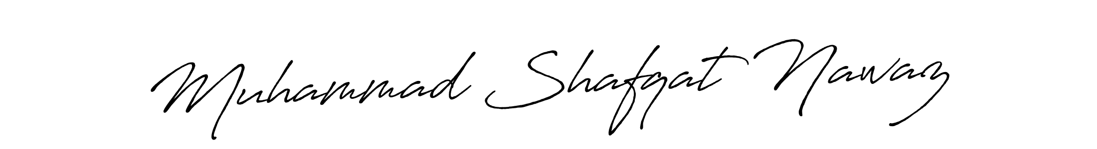 Muhammad Shafqat Nawaz stylish signature style. Best Handwritten Sign (Antro_Vectra_Bolder) for my name. Handwritten Signature Collection Ideas for my name Muhammad Shafqat Nawaz. Muhammad Shafqat Nawaz signature style 7 images and pictures png