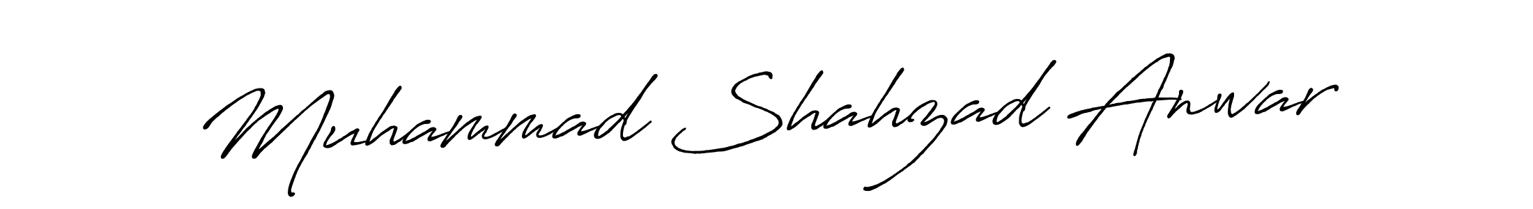 Also we have Muhammad Shahzad Anwar name is the best signature style. Create professional handwritten signature collection using Antro_Vectra_Bolder autograph style. Muhammad Shahzad Anwar signature style 7 images and pictures png