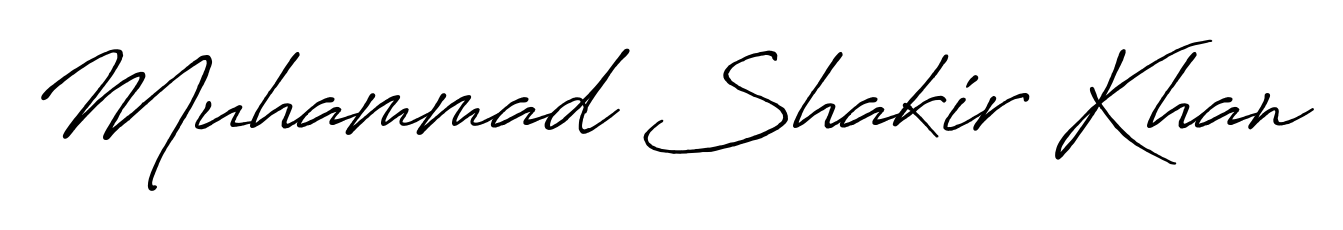 Transform the name Muhammad Shakir Khan into a signature masterpiece using Antro_Vectra_Bolder font. Ideal for photographers, artists, and creators looking for watermarks. Muhammad Shakir Khan signature style 7 images and pictures png