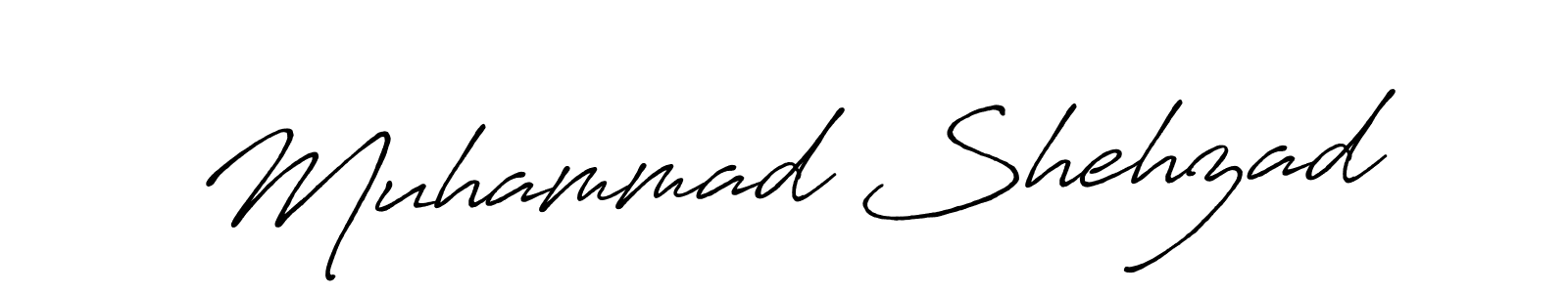 Use a signature maker to create a handwritten signature online. With this signature software, you can design (Antro_Vectra_Bolder) your own signature for name Muhammad Shehzad. Muhammad Shehzad signature style 7 images and pictures png
