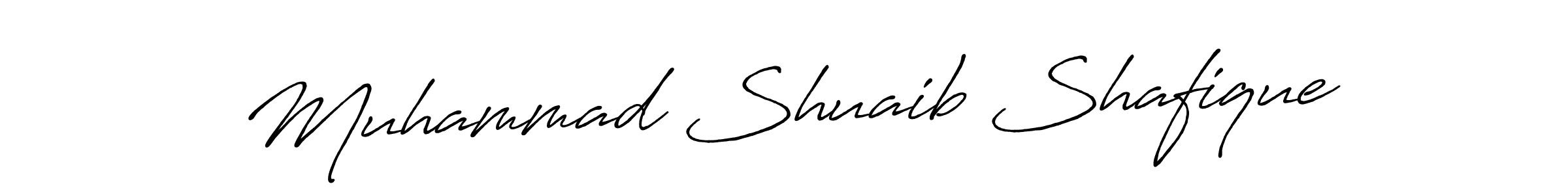This is the best signature style for the Muhammad Shuaib Shafique name. Also you like these signature font (Antro_Vectra_Bolder). Mix name signature. Muhammad Shuaib Shafique signature style 7 images and pictures png
