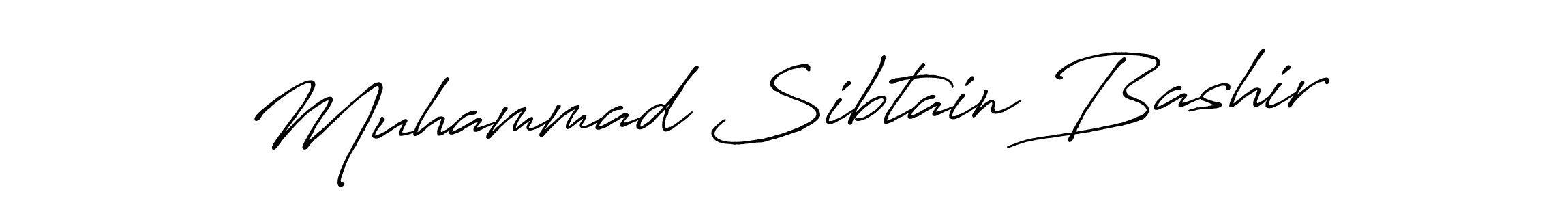 Also we have Muhammad Sibtain Bashir name is the best signature style. Create professional handwritten signature collection using Antro_Vectra_Bolder autograph style. Muhammad Sibtain Bashir signature style 7 images and pictures png