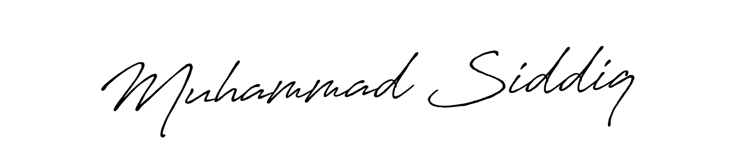 Use a signature maker to create a handwritten signature online. With this signature software, you can design (Antro_Vectra_Bolder) your own signature for name Muhammad Siddiq. Muhammad Siddiq signature style 7 images and pictures png