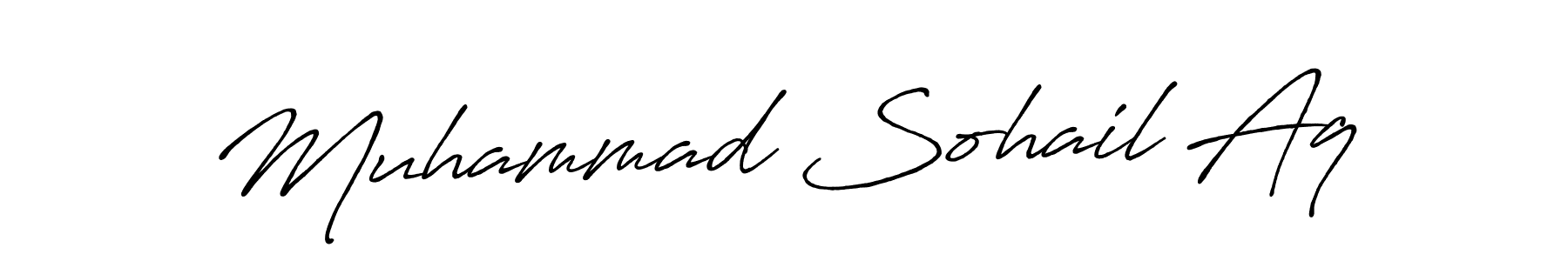 Make a short Muhammad Sohail Aq signature style. Manage your documents anywhere anytime using Antro_Vectra_Bolder. Create and add eSignatures, submit forms, share and send files easily. Muhammad Sohail Aq signature style 7 images and pictures png