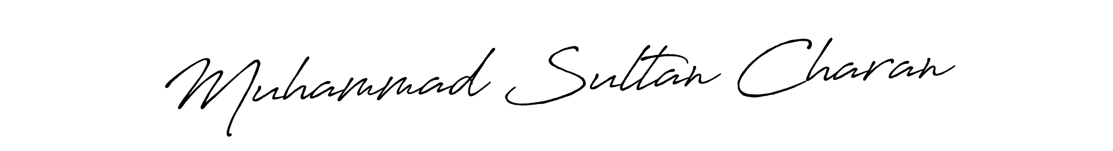 Once you've used our free online signature maker to create your best signature Antro_Vectra_Bolder style, it's time to enjoy all of the benefits that Muhammad Sultan Charan name signing documents. Muhammad Sultan Charan signature style 7 images and pictures png