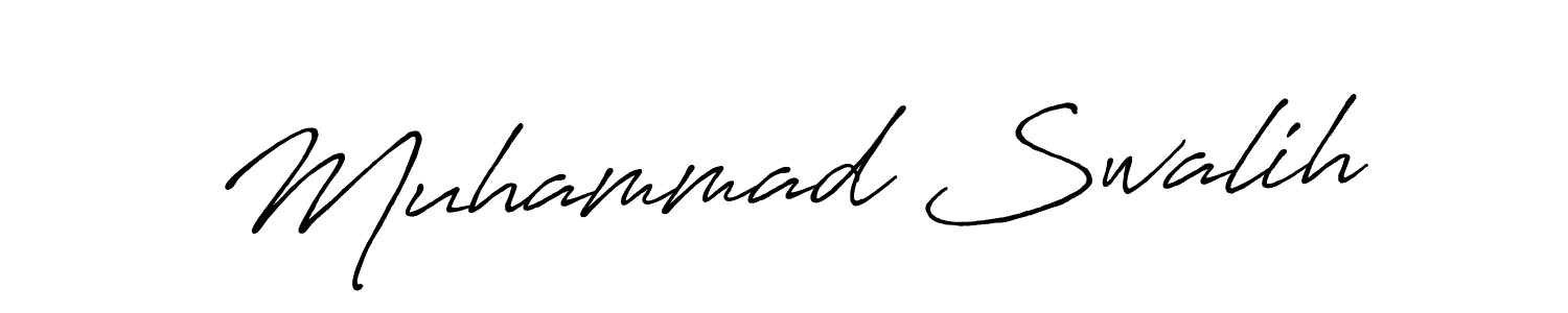 Once you've used our free online signature maker to create your best signature Antro_Vectra_Bolder style, it's time to enjoy all of the benefits that Muhammad Swalih name signing documents. Muhammad Swalih signature style 7 images and pictures png