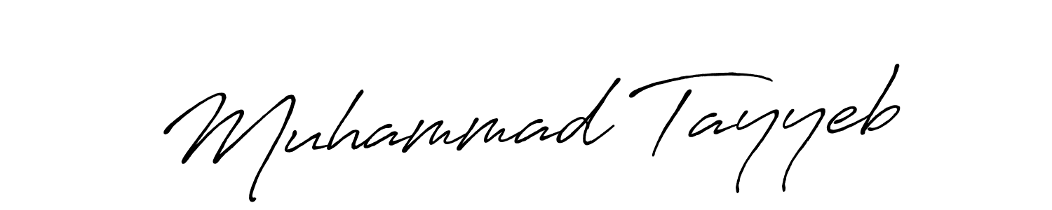 It looks lik you need a new signature style for name Muhammad Tayyeb. Design unique handwritten (Antro_Vectra_Bolder) signature with our free signature maker in just a few clicks. Muhammad Tayyeb signature style 7 images and pictures png