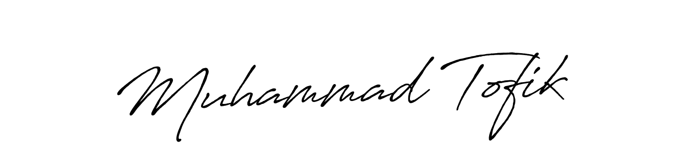 Also we have Muhammad Tofik name is the best signature style. Create professional handwritten signature collection using Antro_Vectra_Bolder autograph style. Muhammad Tofik signature style 7 images and pictures png