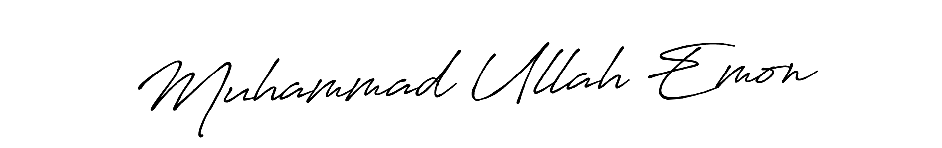 Make a short Muhammad Ullah Emon signature style. Manage your documents anywhere anytime using Antro_Vectra_Bolder. Create and add eSignatures, submit forms, share and send files easily. Muhammad Ullah Emon signature style 7 images and pictures png