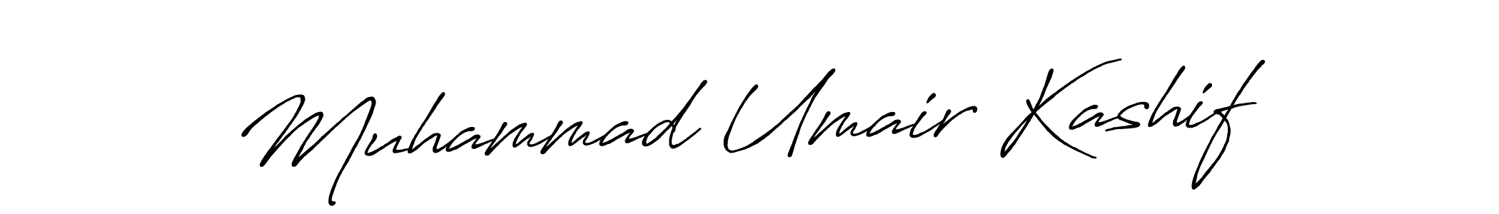 Design your own signature with our free online signature maker. With this signature software, you can create a handwritten (Antro_Vectra_Bolder) signature for name Muhammad Umair Kashif. Muhammad Umair Kashif signature style 7 images and pictures png