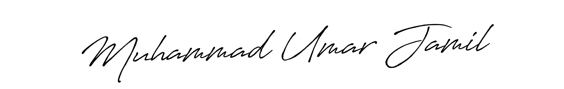 Create a beautiful signature design for name Muhammad Umar Jamil. With this signature (Antro_Vectra_Bolder) fonts, you can make a handwritten signature for free. Muhammad Umar Jamil signature style 7 images and pictures png