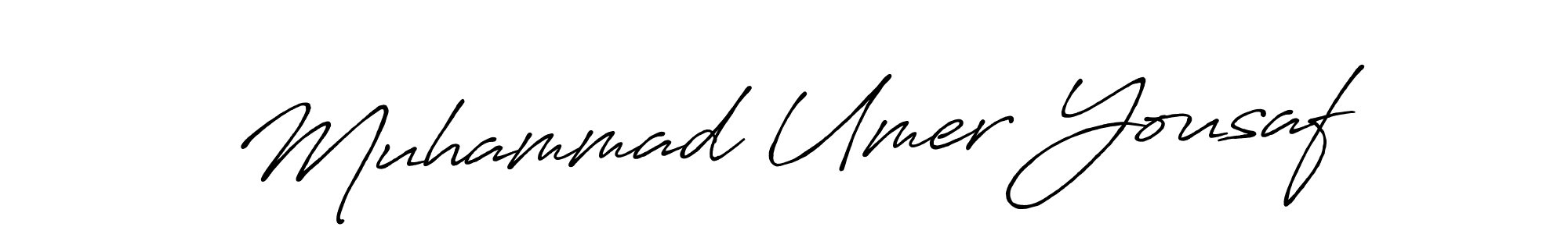 The best way (Antro_Vectra_Bolder) to make a short signature is to pick only two or three words in your name. The name Muhammad Umer Yousaf include a total of six letters. For converting this name. Muhammad Umer Yousaf signature style 7 images and pictures png
