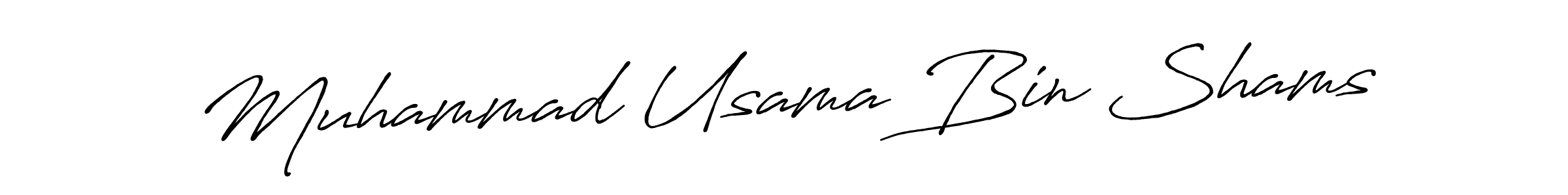 Make a beautiful signature design for name Muhammad Usama Bin Shams. Use this online signature maker to create a handwritten signature for free. Muhammad Usama Bin Shams signature style 7 images and pictures png