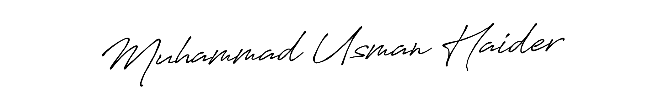 Also You can easily find your signature by using the search form. We will create Muhammad Usman Haider name handwritten signature images for you free of cost using Antro_Vectra_Bolder sign style. Muhammad Usman Haider signature style 7 images and pictures png