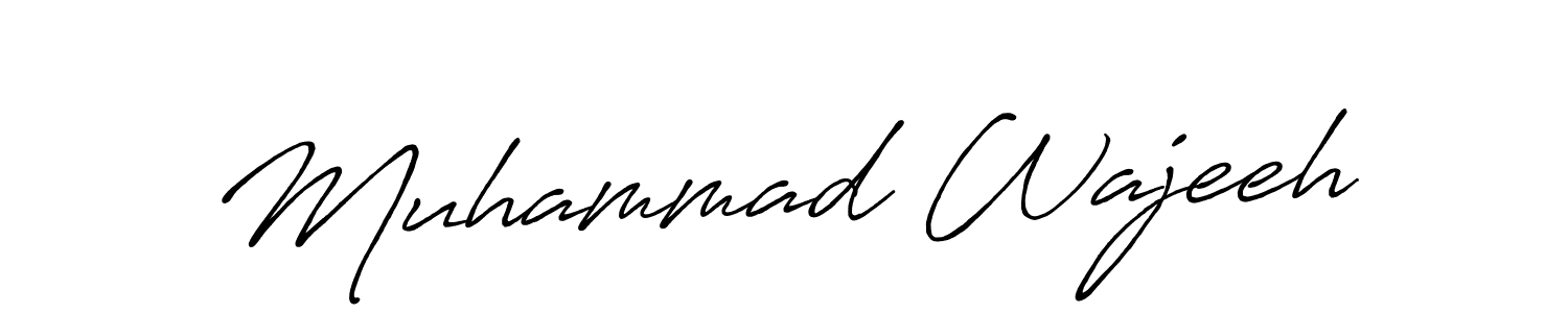 if you are searching for the best signature style for your name Muhammad Wajeeh. so please give up your signature search. here we have designed multiple signature styles  using Antro_Vectra_Bolder. Muhammad Wajeeh signature style 7 images and pictures png