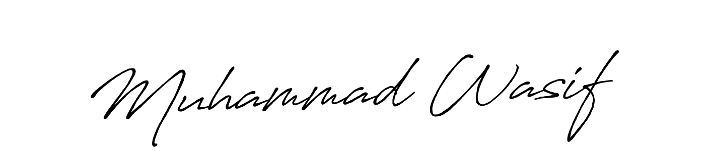 You should practise on your own different ways (Antro_Vectra_Bolder) to write your name (Muhammad Wasif) in signature. don't let someone else do it for you. Muhammad Wasif signature style 7 images and pictures png