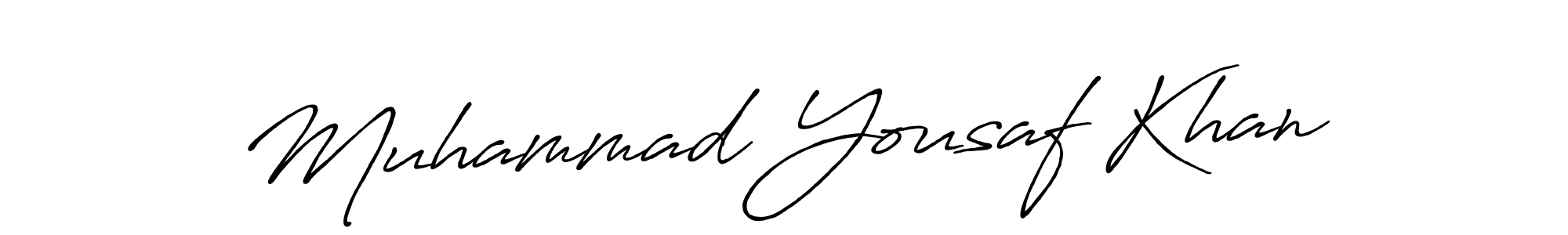 Also we have Muhammad Yousaf Khan name is the best signature style. Create professional handwritten signature collection using Antro_Vectra_Bolder autograph style. Muhammad Yousaf Khan signature style 7 images and pictures png