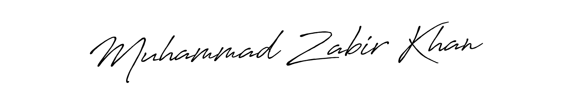 How to make Muhammad Zabir Khan signature? Antro_Vectra_Bolder is a professional autograph style. Create handwritten signature for Muhammad Zabir Khan name. Muhammad Zabir Khan signature style 7 images and pictures png
