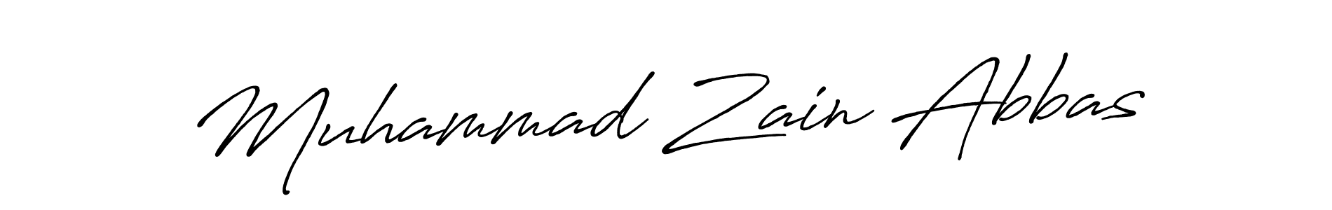 Use a signature maker to create a handwritten signature online. With this signature software, you can design (Antro_Vectra_Bolder) your own signature for name Muhammad Zain Abbas. Muhammad Zain Abbas signature style 7 images and pictures png