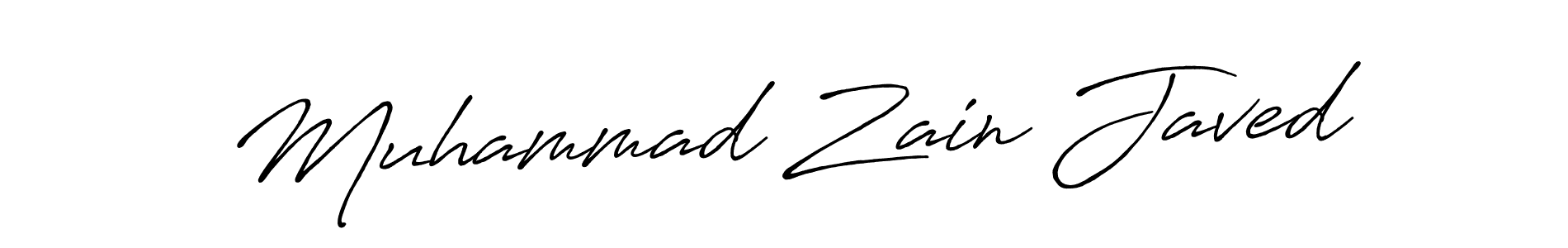 Use a signature maker to create a handwritten signature online. With this signature software, you can design (Antro_Vectra_Bolder) your own signature for name Muhammad Zain Javed. Muhammad Zain Javed signature style 7 images and pictures png
