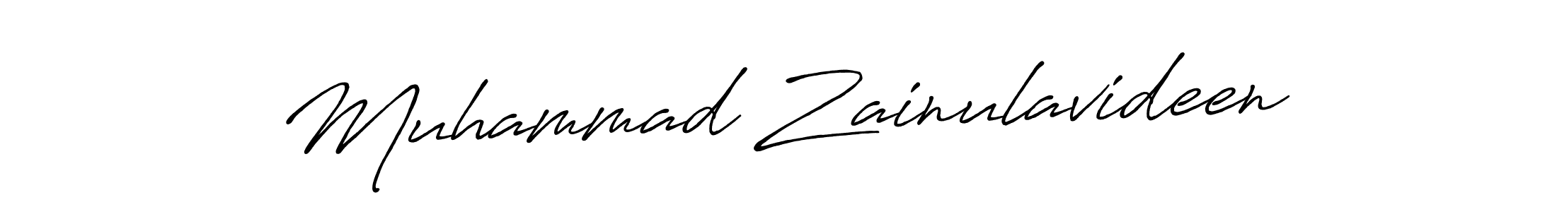 Make a short Muhammad Zainulavideen signature style. Manage your documents anywhere anytime using Antro_Vectra_Bolder. Create and add eSignatures, submit forms, share and send files easily. Muhammad Zainulavideen signature style 7 images and pictures png