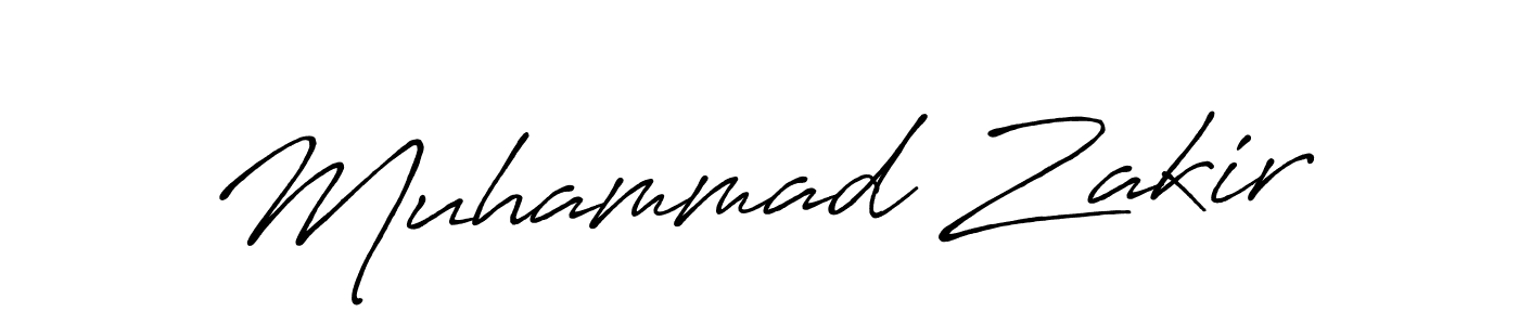 Also we have Muhammad Zakir name is the best signature style. Create professional handwritten signature collection using Antro_Vectra_Bolder autograph style. Muhammad Zakir signature style 7 images and pictures png