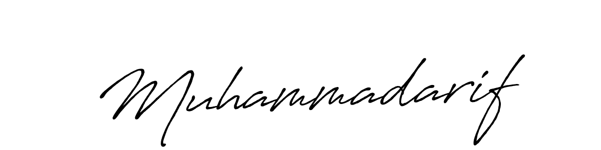 The best way (Antro_Vectra_Bolder) to make a short signature is to pick only two or three words in your name. The name Muhammadarif include a total of six letters. For converting this name. Muhammadarif signature style 7 images and pictures png