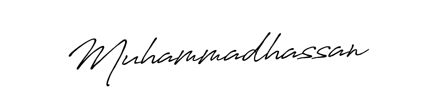 Make a beautiful signature design for name Muhammadhassan. Use this online signature maker to create a handwritten signature for free. Muhammadhassan signature style 7 images and pictures png