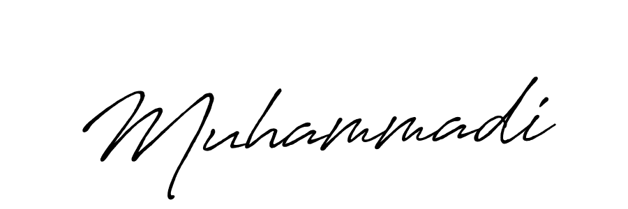 How to make Muhammadi signature? Antro_Vectra_Bolder is a professional autograph style. Create handwritten signature for Muhammadi name. Muhammadi signature style 7 images and pictures png