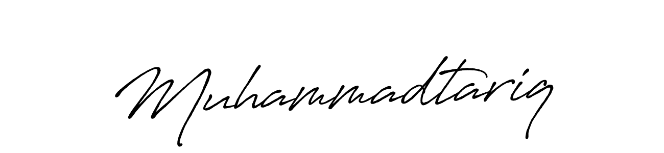 Use a signature maker to create a handwritten signature online. With this signature software, you can design (Antro_Vectra_Bolder) your own signature for name Muhammadtariq. Muhammadtariq signature style 7 images and pictures png