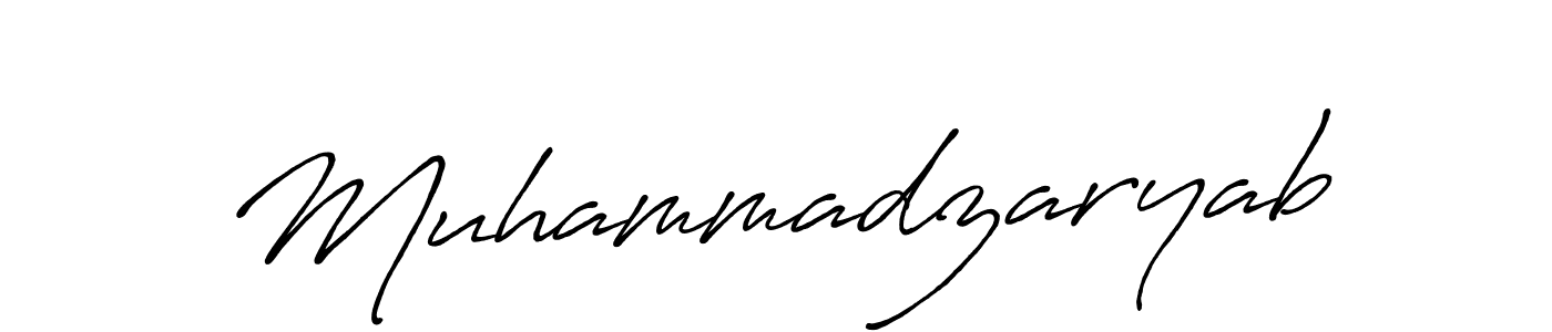Once you've used our free online signature maker to create your best signature Antro_Vectra_Bolder style, it's time to enjoy all of the benefits that Muhammadzaryab name signing documents. Muhammadzaryab signature style 7 images and pictures png