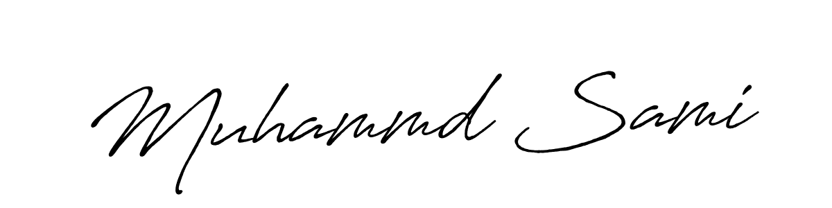 Also we have Muhammd Sami name is the best signature style. Create professional handwritten signature collection using Antro_Vectra_Bolder autograph style. Muhammd Sami signature style 7 images and pictures png