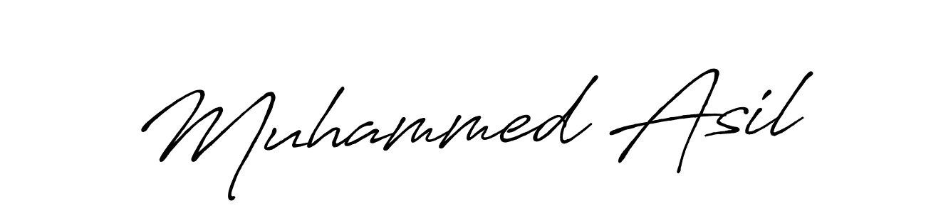 Muhammed Asil stylish signature style. Best Handwritten Sign (Antro_Vectra_Bolder) for my name. Handwritten Signature Collection Ideas for my name Muhammed Asil. Muhammed Asil signature style 7 images and pictures png
